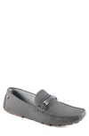 Tommy Hilfiger Men's Ayele Moc Toe Driving Loafers Men's Shoes In Grey