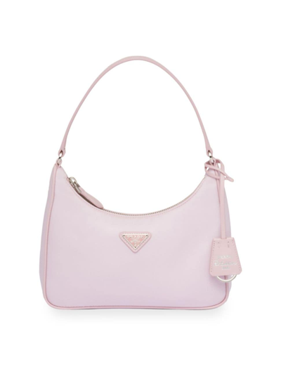 Prada Women's Re-edition 2005 Re-nylon Mini Bag In Pink