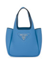 Prada Women's Leather Mini Bag In Blue