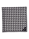 Prada Women's Printed Silk Twill Scarf In Black