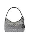 Prada Satin Mini-bag With Crystals In Assorted