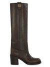 MIU MIU WOMEN'S 75MM LEATHER BOOTS