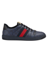 Gucci Screener Monogram Low-top Sneakers In Blue