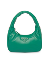Prada Women's Soft Padded Nappa Leather Mini Bag In Green