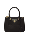 Prada Women's Galleria Saffiano Leather Mini Bag In Black
