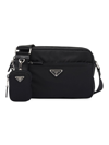 Prada Women's Re-nylon Shoulder Bag In Black