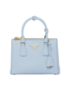 Prada Women's Small Galleria Saffiano Leather Bag In Blue