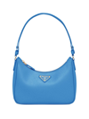 Prada Mini Saffiano Leather Shoulder Bag With Adjustable Strap In F0muh Cammeo 1