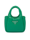 Prada Women's Small Padded Soft Nappa-leather Bag In Green