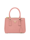 Prada Galleria Saffiano Leather Mini-bag In Pink