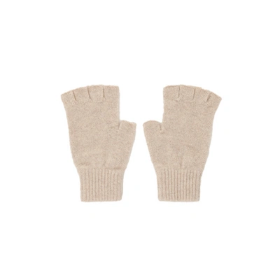 Mackie Iona Wool Mittens In Pink