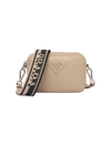 Prada Women's Small Leather Bag In Beige