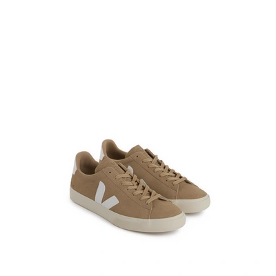 Veja Suede Leather Trainers In Brown
