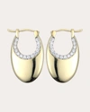 Type Jewelry Women's Diamond & 14k Gold 6th Orbit Drop Earrings In Gold