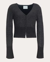 ELEVEN SIX WOMEN'S JENNI FITTED CROPPED CARDIGAN