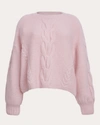 ELEVEN SIX WOMEN'S VAIDA CABLE KNIT SWEATER