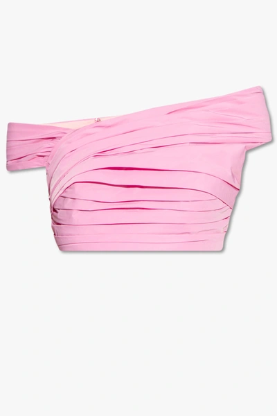 Dsquared2 Sleeveless Short Top In Pink
