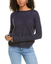 Autumn Cashmere Distressed Sweater In Blue