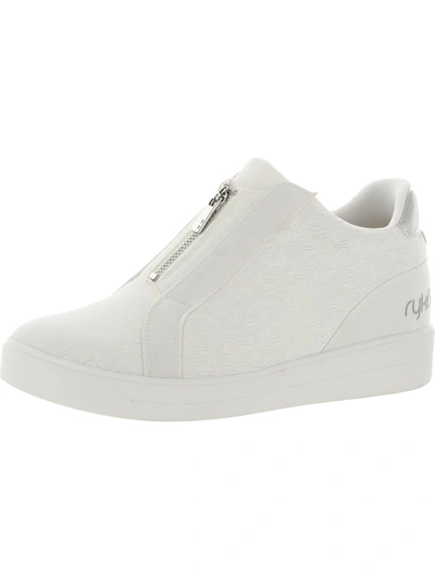 Ryka Vibe Womens Lifestyle Heel Casual And Fashion Sneakers In White