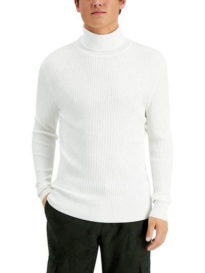 INC MENS RIBBED LONG SLEEVE TURTLENECK SWEATER