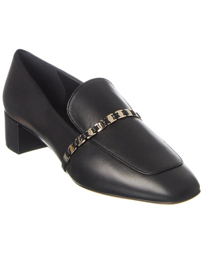 Ferragamo Tilos Leather Pump In Black