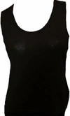 ANGEL BRA FRIENDLY TANK TOP IN BLACK