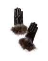 SURELL ACCESSORIES FULL SKIN LEATHER GLOVES
