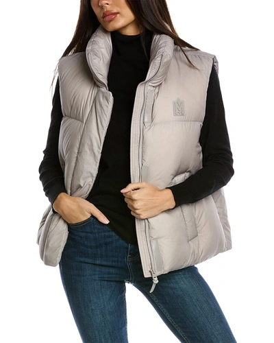 Mackage Gray Quilted Naki Vest In Grey