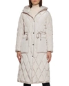 Kenneth Cole Stadium Length Coat In Birch