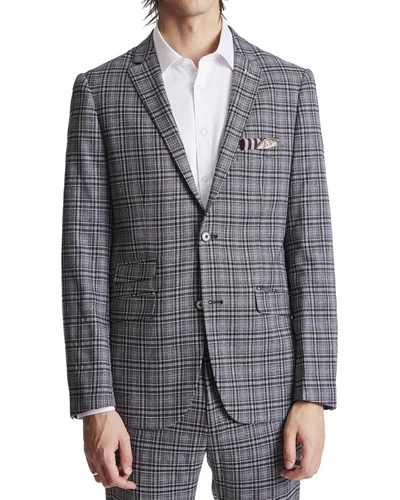Paisley & Gray Dover Notch Slim Fit Jacket In Grey