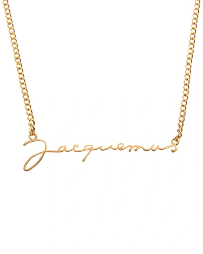 Jacquemus La Chaine Necklace In Gold