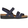 Naot Kayla Sandal - Medium Width In Black Matte In Blue