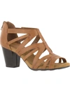 Easy Street Amaze Womens Faux Leather Gladiator Dress Sandals In Green
