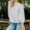 Michelle Mcdowell Robin Top In Ivory In Multi