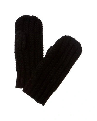 Sofiacashmere Cashmere Gloves In Black