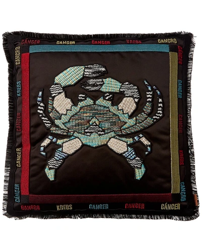 Missoni Constellation Embroidered Cushion In Black