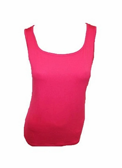 Angel Bra-friendly Tank Top In Fuchsia In Pink