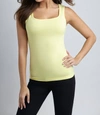Angel Bra-friendly Tank Top In Yellow In Yellow