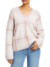 RAILS COLLEEN WOMENS MOHAIR BLEND PLAID PULLOVER SWEATER