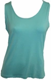 Angel Bra-friendly Tank Top In Aqua In Blue