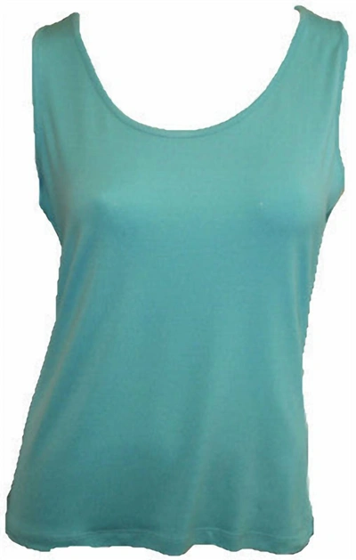 Angel Bra-friendly Tank Top In Aqua In Blue