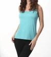 ANGEL BRA-FRIENDLY TANK TOP IN TEAL