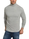 Club Room Men's Solid Turtleneck Shirt, Created For Macy's In Grey
