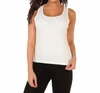 Angel Bra-friendly Tank Top In Cream In White