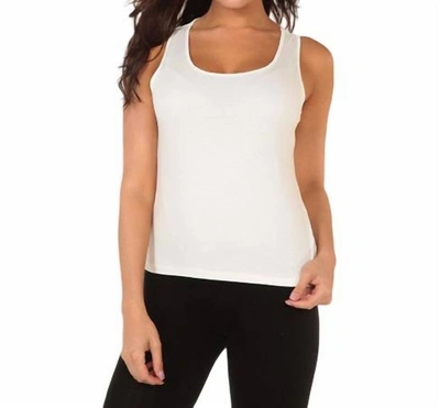 Angel Bra-friendly Tank Top In Cream In White