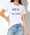 Suburban Riot Mom Of The Year Top In White In White