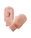 Surell Accessories Mittens In Pink