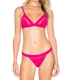Kopper & Zink Evie Bikini Bottom In Magenta In Pink