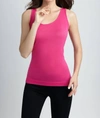 Angel Bra-friendly Tank Top In Fuchsia In Pink