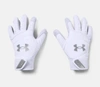 Under Armour Men's Yard Batting Gloves In White/white/steel In Multi